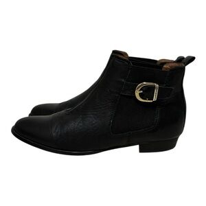 Russell & Bromley - Black Leather Chelsea Ankle Boot - 8.5